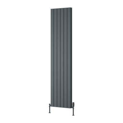 Reina Piatto Vertical Double Panel Radiator1800 X 445mmAnthracite from B&Q