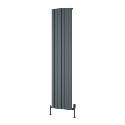 Reina Piatto Vertical Single Radiator1800 X 445mmAnthracite from B&Q