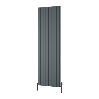 Reina Piatto Vertical Double Panel Radiator1800 X 595mmAnthracite from B&Q