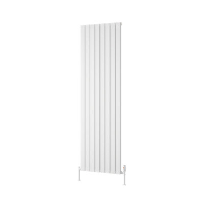 Reina Piatto Vertical Single Radiator1800 X 595mmWhite from B&Q