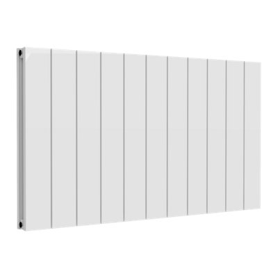 Reina Casina Horizontal Aluminium Double Panel RadiatorSize 600 X 1040mmWhite from B&Q