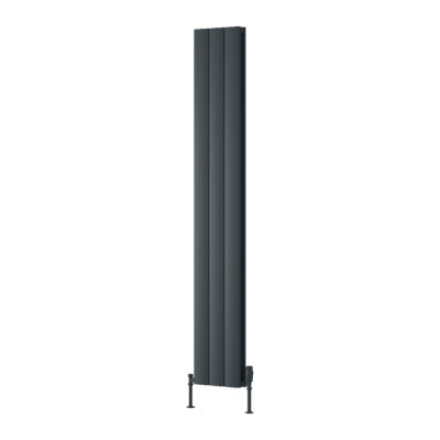 Reina Loco Vertical Aluminium Double Panel Radiator1800 X 280mmAnthracite from B&Q