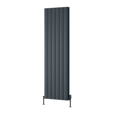 Reina Loco Vertical Aluminium Double Panel Radiator1800 X 565mmAnthracite from B&Q