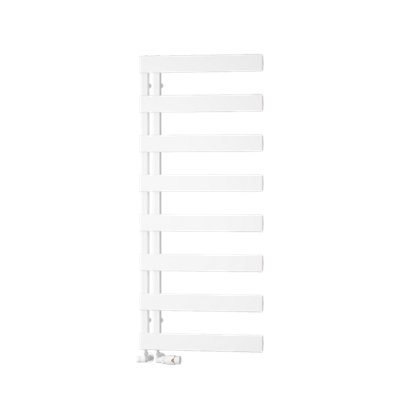 Reina Carpena Heated Aluminium Towel Rail1190 X 500mmWhite from B&Q