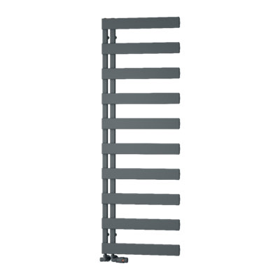 Reina Carpena Heated Aluminium Towel Rail1510 X 500mmAnthracite from B&Q