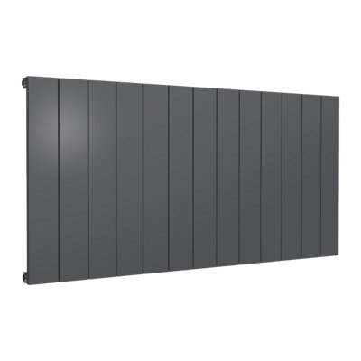 Reina Casina Horizontal Aluminium Single Panel RadiatorSize 600 X 1230mmAnthracite from B&Q