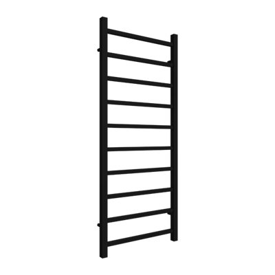 Reina Renia Serena Designer Heated Towel Rail1200 X 500mmBlack from B&Q