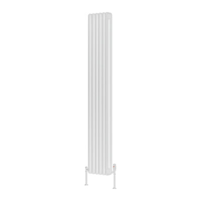 B&Q -  Hedingham Vertical Traditional Column Radiator1800 X 285mmWhite