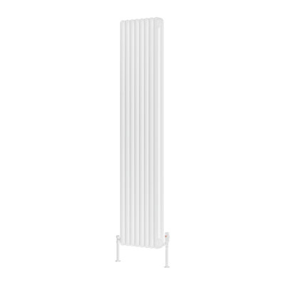 B&Q -  Hedingham Vertical Traditional Column Radiator1800 X 375mmWhite