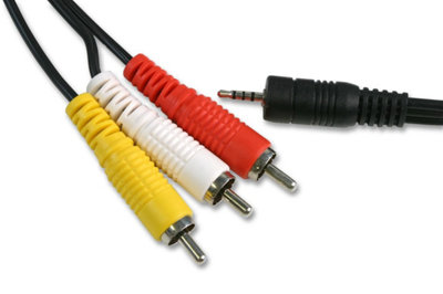 ProSignal Pro Signal2.5mm 4 Pole Jack Plug To 3X Phono (Rca) Plug Lead3M Black from B&Q
