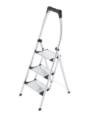 PureLifestyleWonders 3 Steps Topline Step Ladder K100 from B&Q