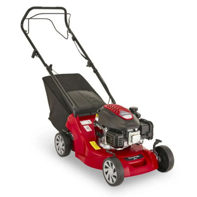 Purelifestylewonders Petrol Lawn Mower Sp41 Cutting Width Powerful Engine Self-Propelled 39Cm