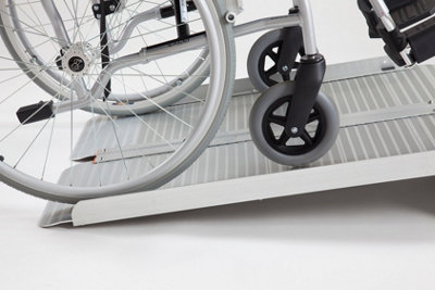 The Ramp People Portable Wheelchair Ramp 4Ft / 122Cm Aluminium Mobility Scooter Electric Wheelchair Walker Disabled Access from B&Q