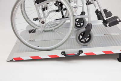 The Ramp People Foldable Wide Wheelchair RampExtra Wide 2Ft6Ft (183Cm / 6Ft) Portable Ramp For Wheelchairs & Scooters from B&Q