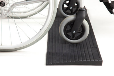 The Ramp People Light Rubber Threshold Ramp 4Mm - 100Mm (30Mm) Kerb Ramp, Wheelchair Ramp Disabled 1000Kg