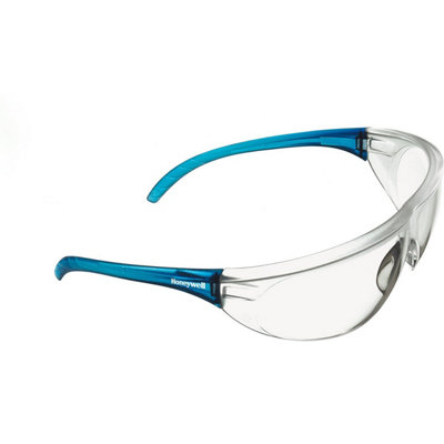 B&Q -  Millennia Sport Teal Clear-Lens Safety Glasses
