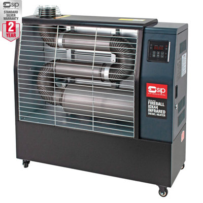 Sip Fireball Idx44 Infrared Diesel Heater W/ Kit from B&Q