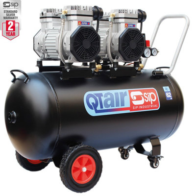 Sip Qt Dd 3Hp 100Ltr Ultra Low Noise Compressor from B&Q
