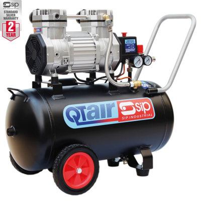 Sip Qt Dd 1.5Hp 50Ltr Ultra Low Noise Compressor from B&Q