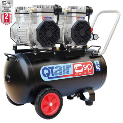 Sip Qt Dd 3Hp 50Ltr Ultra Low Noise Compressor from B&Q