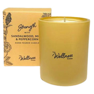Potters Crouch Wellness CandleStrength (Sandalwood Mint & Peppercorn from B&Q