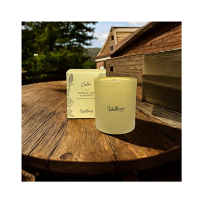 Potters Crouch Wellness CandleCalm (Vanilla Oud & Jasmine) from B&Q