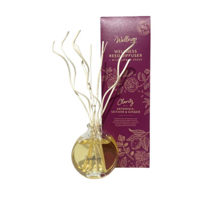 Potters Crouch Wellness Reed DiffuserClarity (Artesmisia Vetiver & Ginger) from B&Q