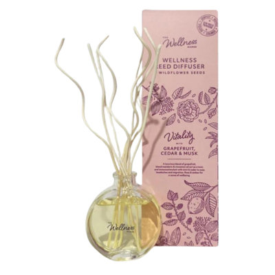 Potters Crouch Wellness Reed DiffuserVitality (Grapefruit Cedar & Musk from B&Q