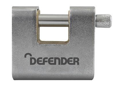Defender Armoured Warehouse Block Padlock 80mm Keyed Alike from B&Q