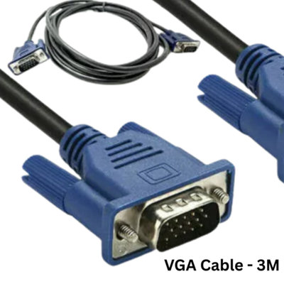 Vga Cable Svga D-Sub 15 Pin Male To Male Vga Lead3M from B&Q