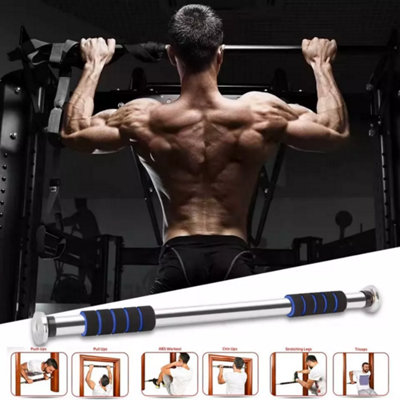 Pull Up Bar Doorway Chin Up Bar Strength Training Pullup Bar Home Gym Workout from B&Q