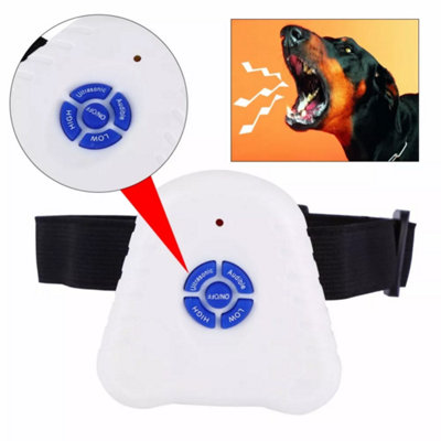 Anti Bark Collar Stop Dog Barking Collar Ultrasonic Dog Pet Training Collar Uk from B&Q