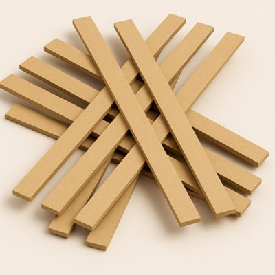  - Urban Textures Mdf Shaker Wall Panelling Kit (H)1200mm (W)90mm (T)8mm15 Panels