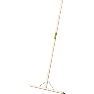 PegdevPdl- Industrial Rubber Floor Squeegee 24" (600mm) With Wooden HandleEfficient Cleaning For OilWater & Liquid Spills from B&Q