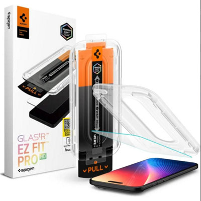 1001 Spigen Glas.tr Ez Fit Pro Tempered Glass Screen Protector For Iphone Air from B&Q