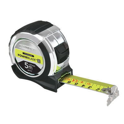 B&Q -  Tape 5M Metric Powerblade Tape Measure Mpt57M Magnetic Tip Hi-Viz Blade