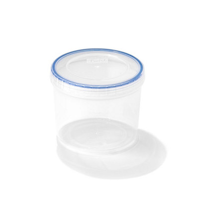 Locknlock Twist Clear Round Plastic Easy Clean Reusable Airtight Food Storage Container 940Ml from B&Q