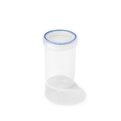 Locknlock Twist Clear Round Plastic Easy Clean Reusable Airtight Food Storage Container 330Ml from B&Q