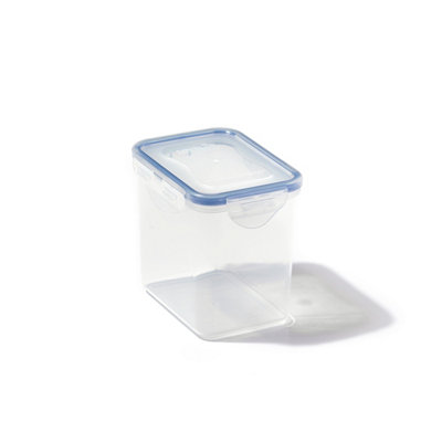 Locknlock Classic Clear Rectangular Plastic Reusable Airtight Food Storage Container 850Ml from B&Q