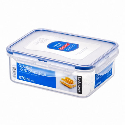 B&Q -  Square Classic Food Container 870Ml (29Oz) 155 X 155 X 60mmAirtight & Leakproof Bpa-Free Plastic Food Box - Image 7