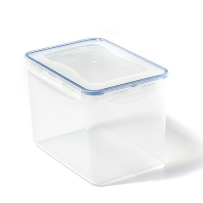 Locknlock Classic Clear Rectangular Plastic Reusable Airtight Food Storage Container 3.9L from B&Q