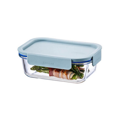 Locknlock Classic Plus 630Ml Glass Rectangular Container from B&Q