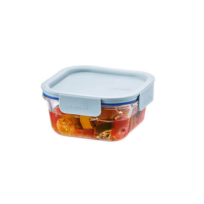 Locknlock Classic Plus 500Ml Glass Square Container from B&Q
