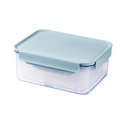 Locknlock Classic Plus 4 Piece Blue Rectangular Nesting Set