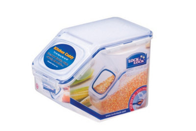 Locknlock Lock & Lock Kitchen Caddy With Fliptop Lid - Clear/Blue, 5 L - Image 6