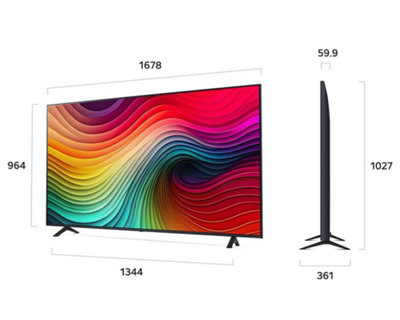 Lg 75Nano81T6A 75" Nano81 Nano Cell 4K Hdr Smart Tv