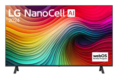 Lg Nanocell Nano81 43Nano81T3A109.2 Cm (43 Inches)3840 X 2160 PixelsNanocellSmart TvWi-FiBlue from B&Q