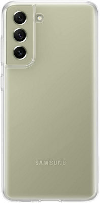 Samsung Galaxy S21 Fe Premium Plastic Clear Cover - Wireless Charging Compatible Transparent