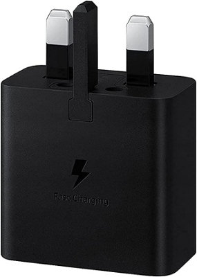 Samsung Galaxy Official 15W Adaptive Fast Charger (Without Usb-C To C Data Cable), Black