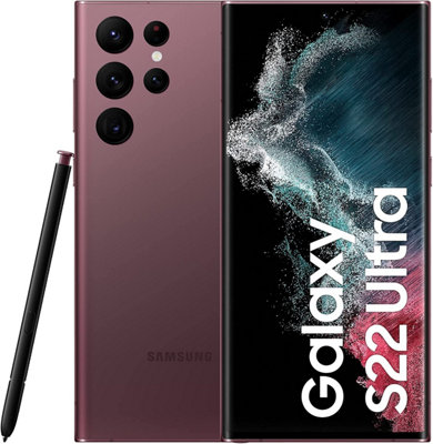  - Samsung Galaxy S 22 5 G Mobile Phone 256 Gb Sim Free Android Smartphone Burgundy